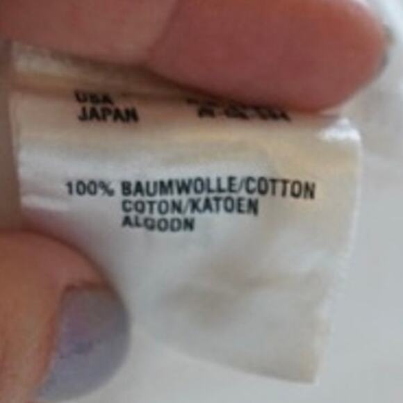 Escada Sport Short Sleeve Button Down Polo White Womens Size 40/8 - Picture 6 of 7